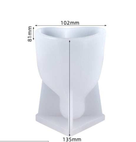 Silikon-Gießform für Kerzen & Halter