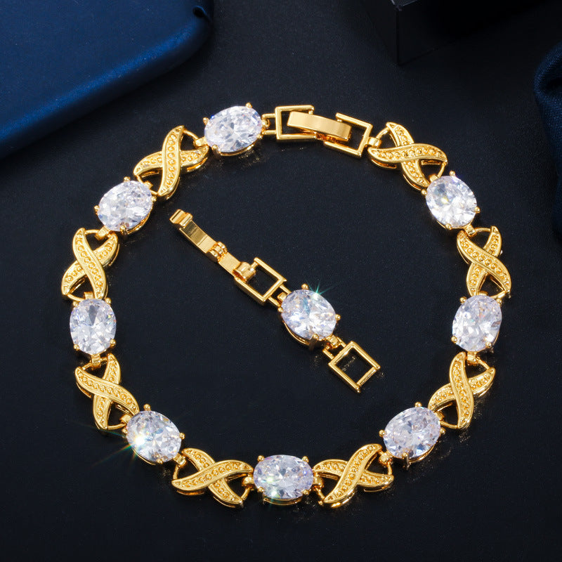 Elegantes Zirkonia-Armband