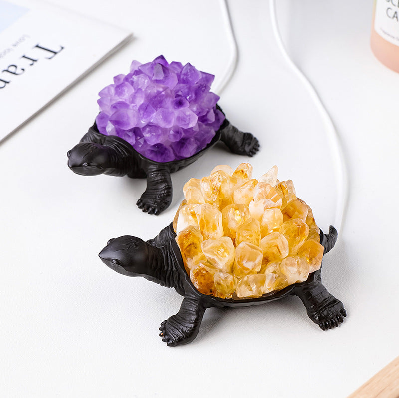 Kristall-Schildkröte Nachtlampe