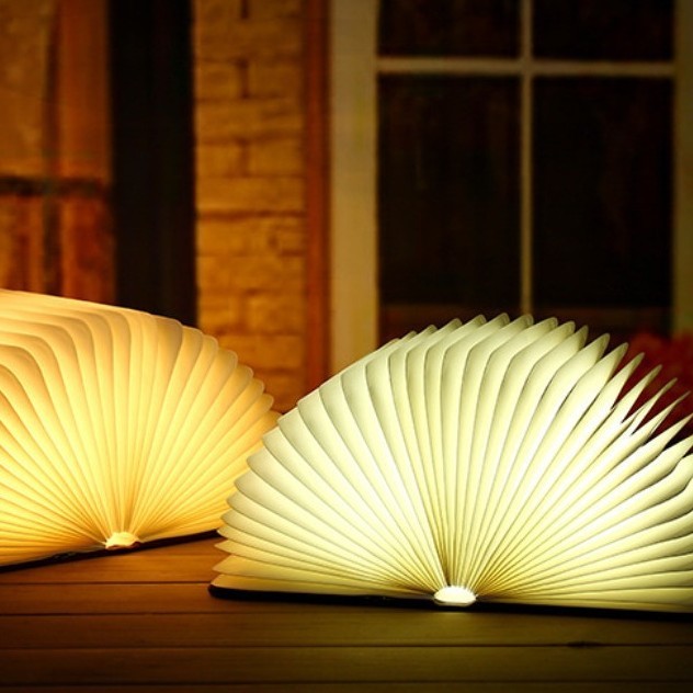 LED Holzlampe