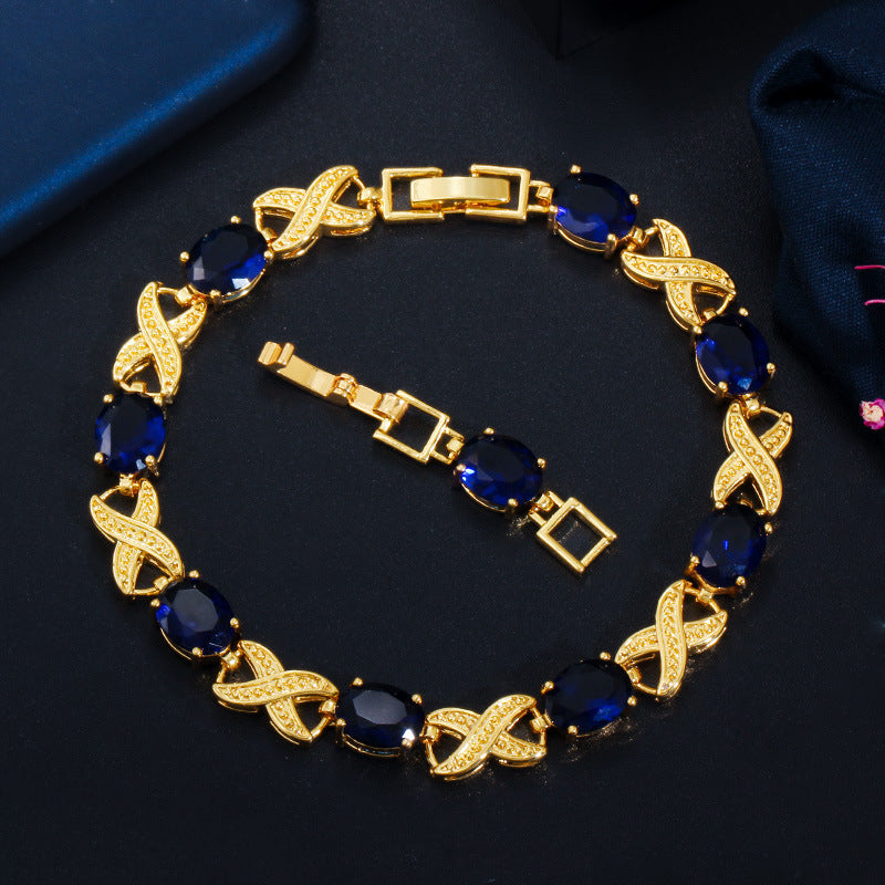Elegantes Zirkonia-Armband