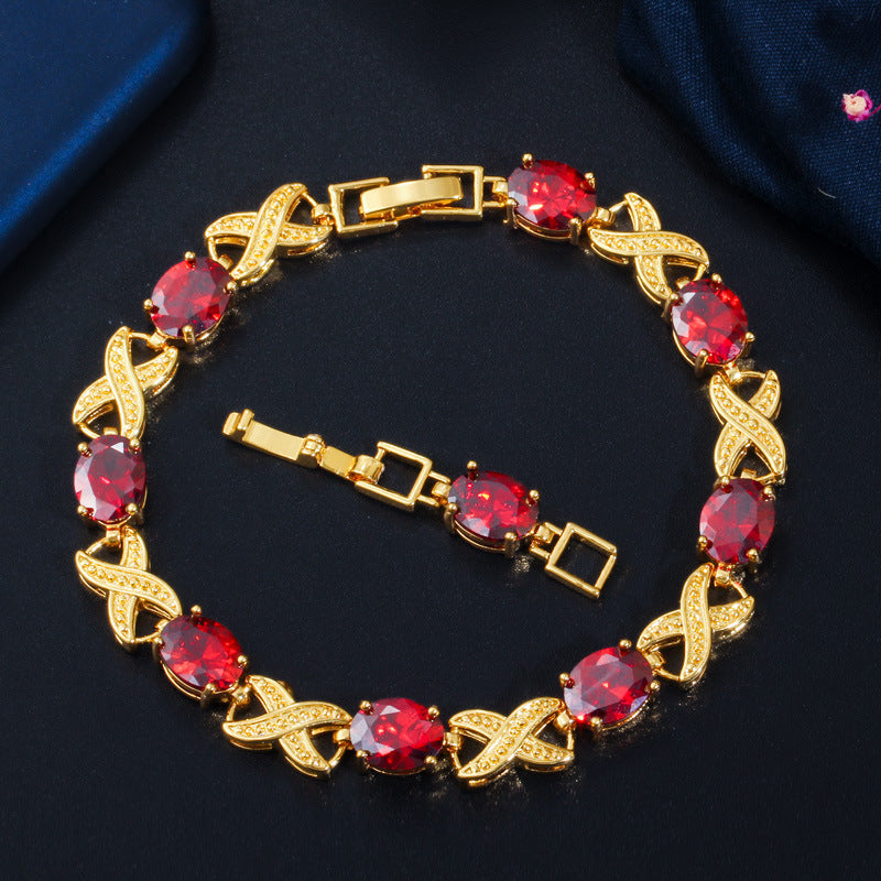 Elegantes Zirkonia-Armband