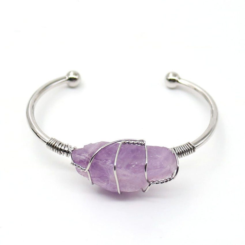 Damenarmband aus Weißem Kristall