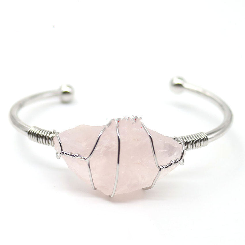 Damenarmband aus Weißem Kristall