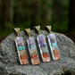 Crystal Semi-precious Stone Gravel Meditation Seven Chakra Pendant