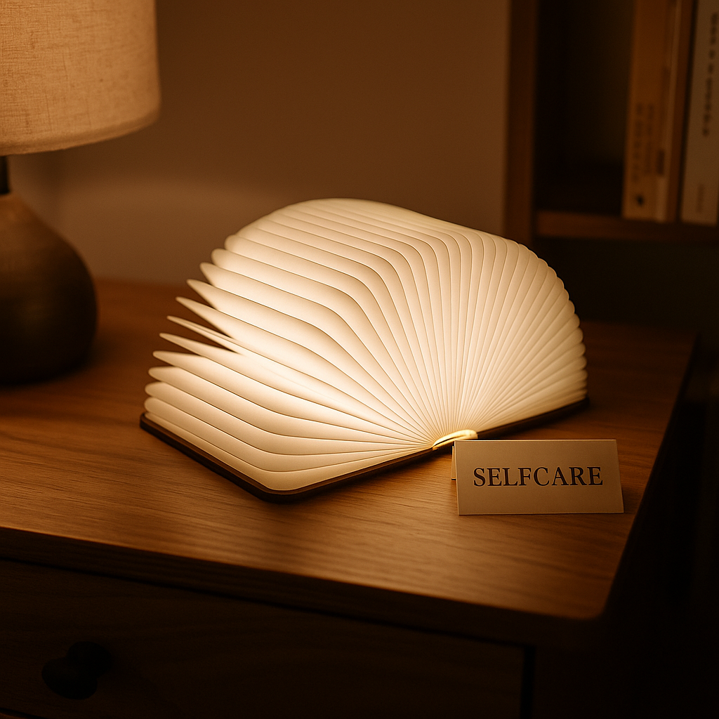 LED Holzlampe