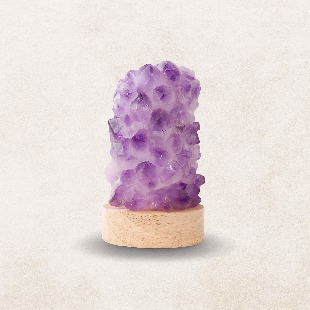 Mini-Amethyst Nachtlicht