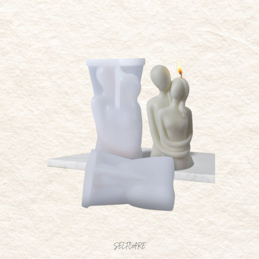 Silikon-Gießform für Kerzen & Halter