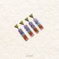 Crystal Semi-precious Stone Gravel Meditation Seven Chakra Pendant