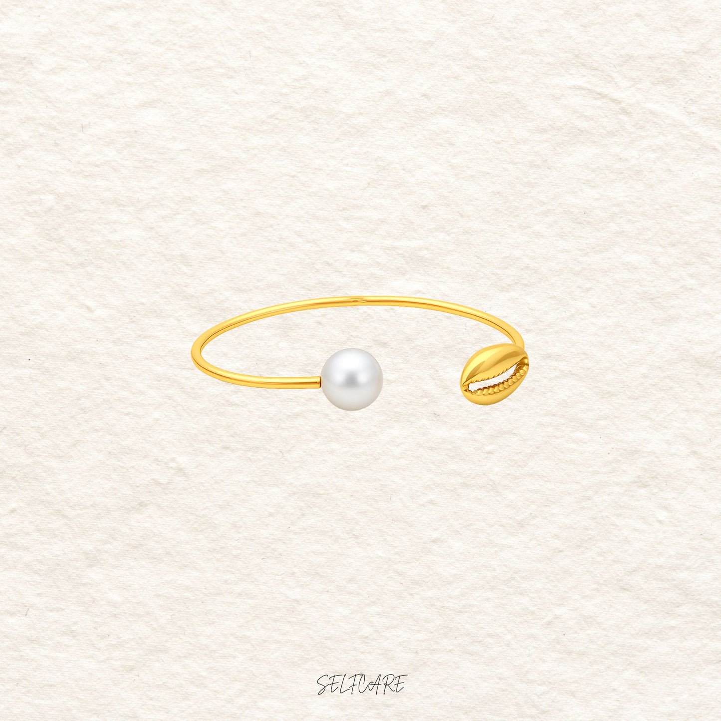 Perlenarmband mit Muschel