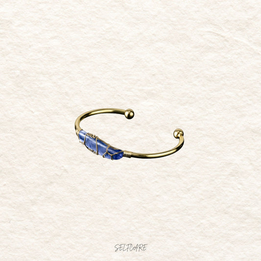 Vergoldetes Wickelarmband