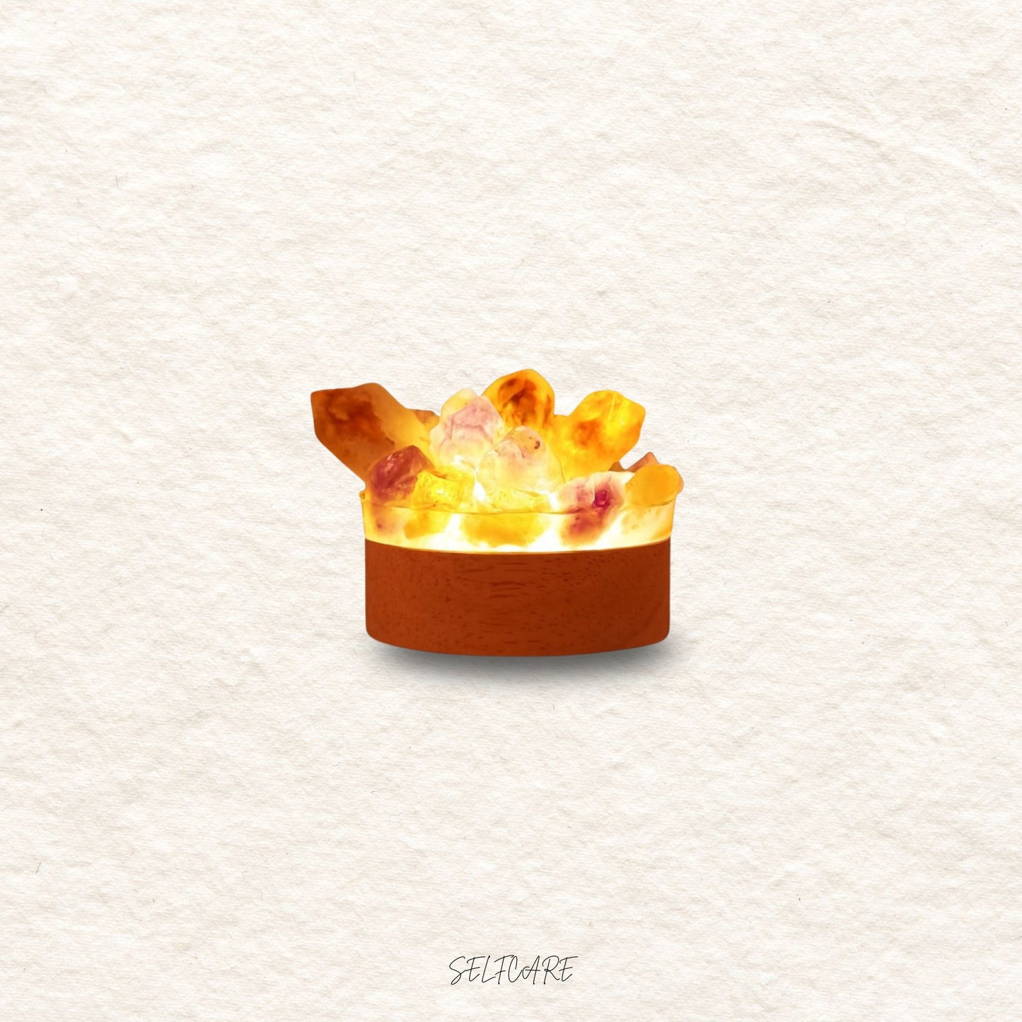 Amethyst-Epoxid Nachtlampe