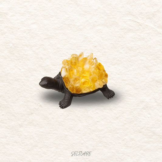 Kristall-Schildkröte Nachtlampe