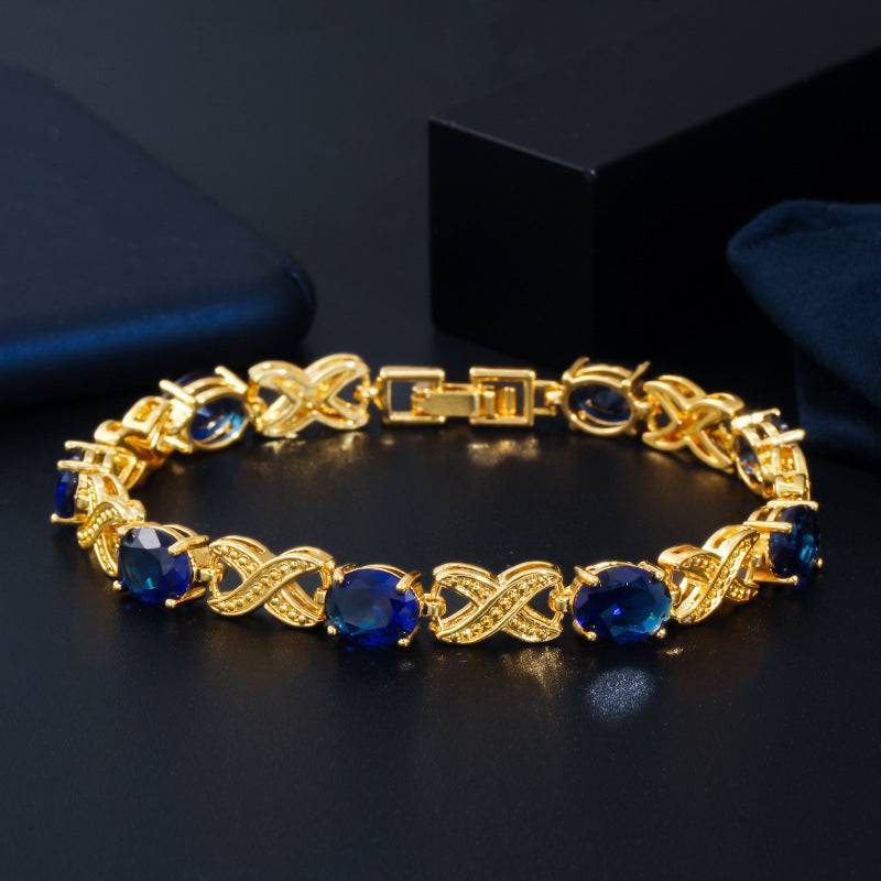 Elegantes Zirkonia-Armband