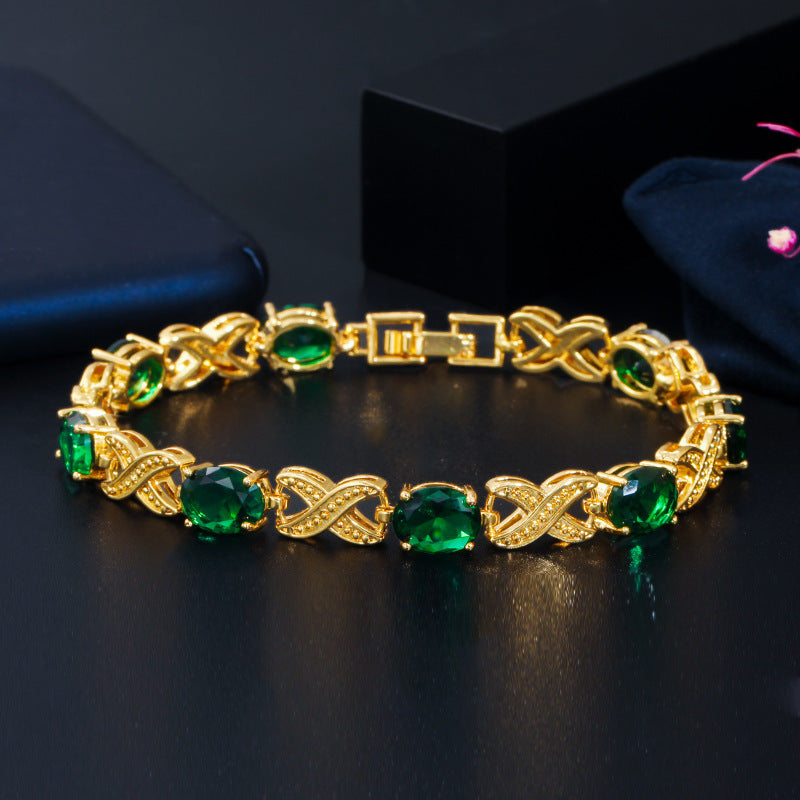 Elegantes Zirkonia-Armband