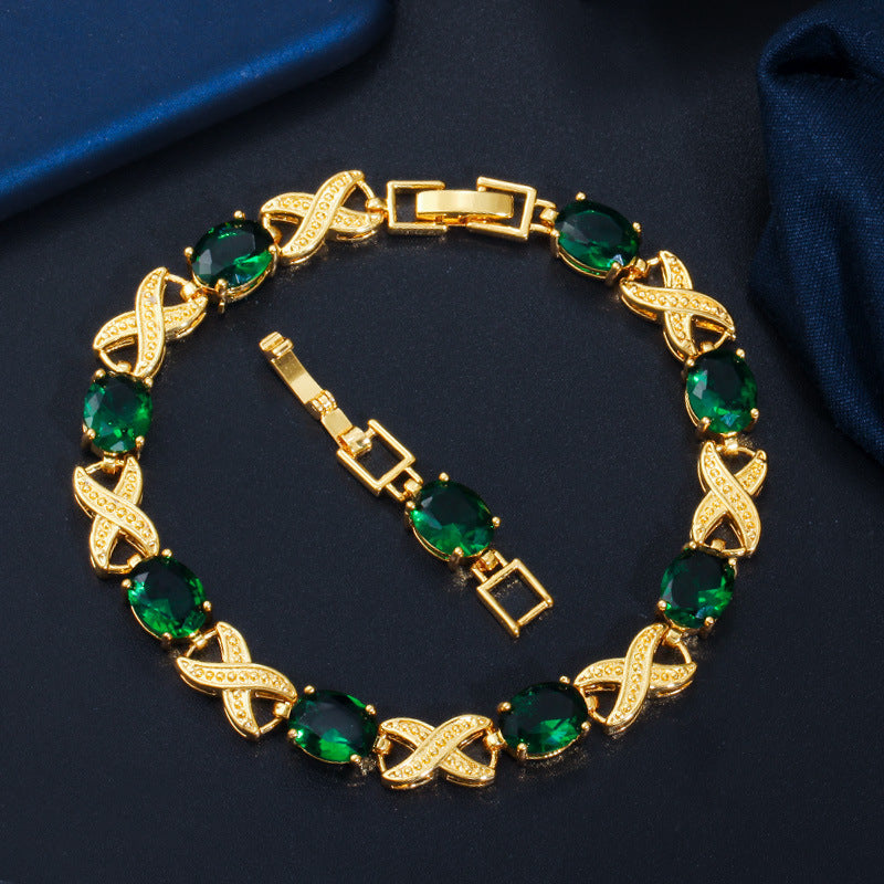 Elegantes Zirkonia-Armband